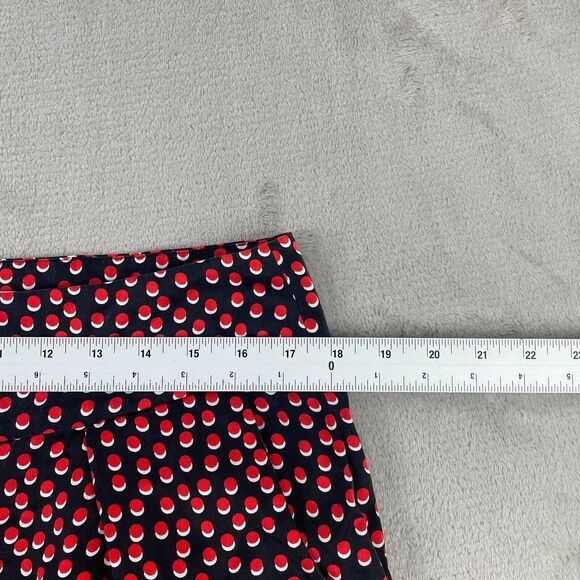 L'AGENCE Abrinne Pants Women 10 Black‎ Multi 100% Silk Hidden Back Zip Designer - Picture 11 of 16